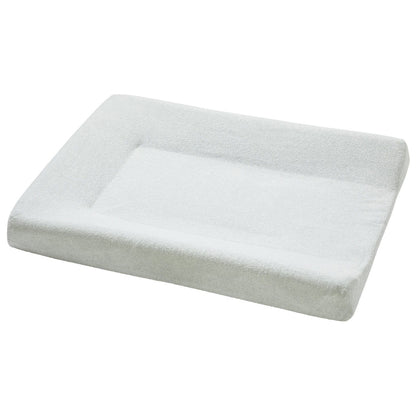Lot de 2 housses de matelas à langer en éponge 50x70 cm Blanc, Gris - 