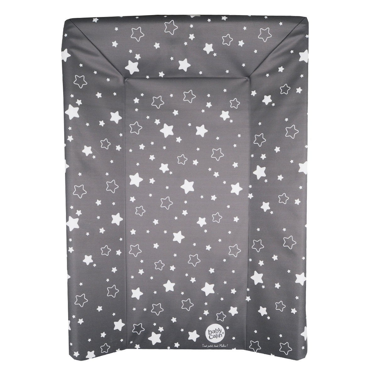 Matelas à langer Luxe 50x70 cm Gris anthracite étoilé + toise - Babycalin