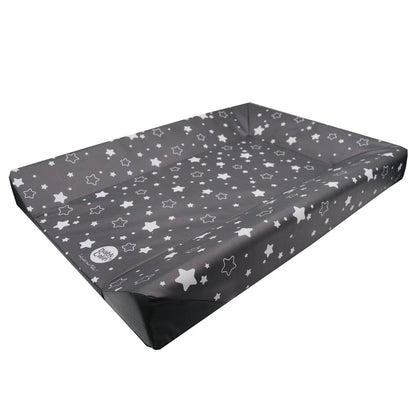 Matelas à langer Luxe 50x70 cm Gris anthracite étoilé + toise - 