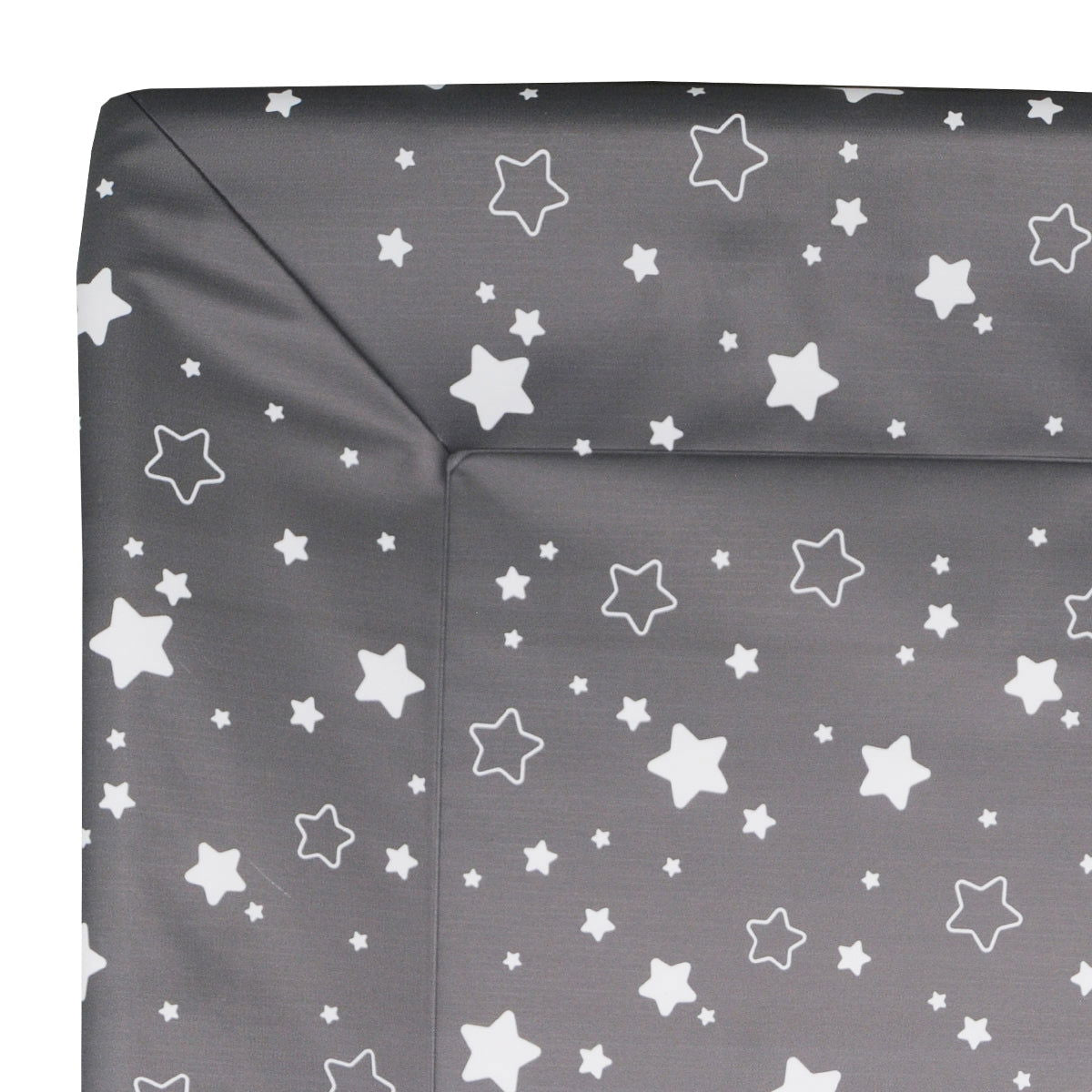 Matelas à langer Luxe 50x70 cm Gris anthracite étoilé + toise - 