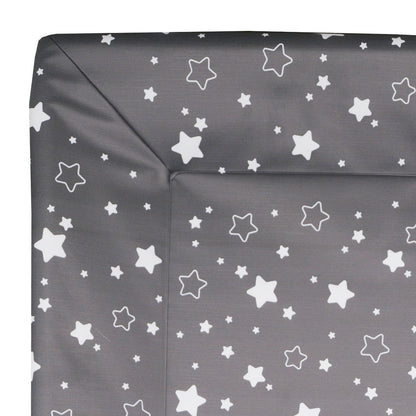 Matelas à langer Luxe 50x70 cm Gris anthracite étoilé + toise - 