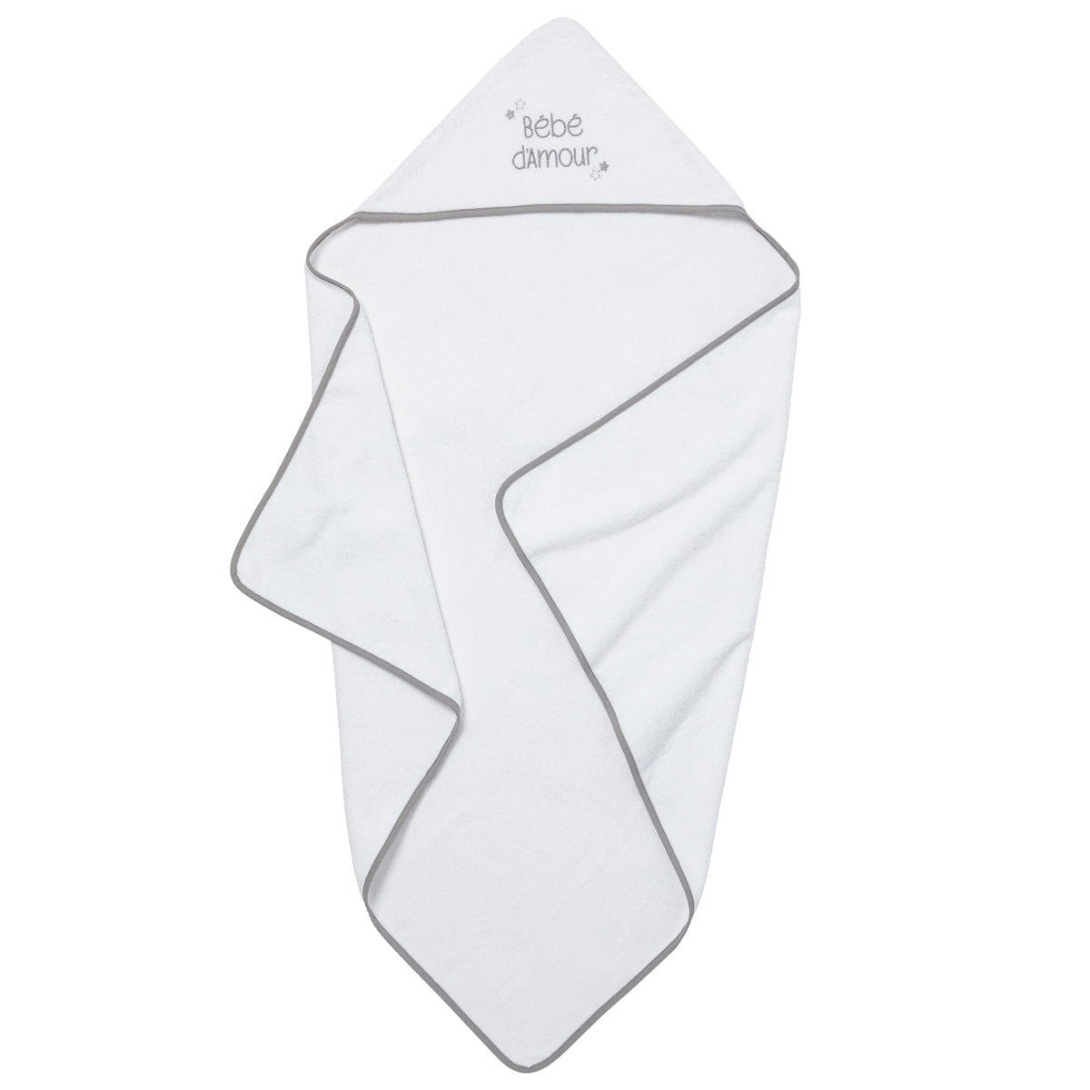 Maxi cape de bain 100x100 cm Bébé d'amour - 