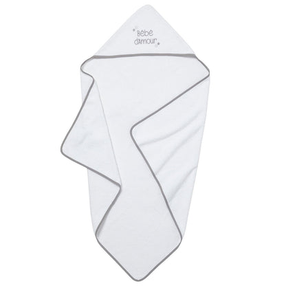 Maxi cape de bain 100x100 cm Bébé d'amour - 