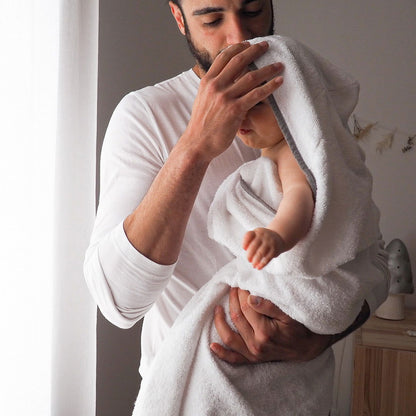 Maxi cape de bain 100x100 cm Bébé d'amour - 
