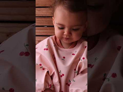 Poncho bébé imperméable - Cape de pluie bébé bi-matière 9-36 mois - Tilleul Trèfle